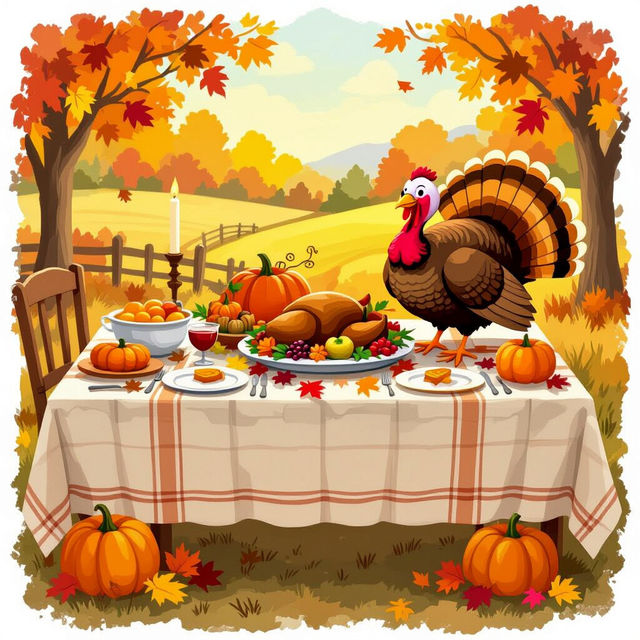 Happy Thanksgiving Images - Made With AI gallery
