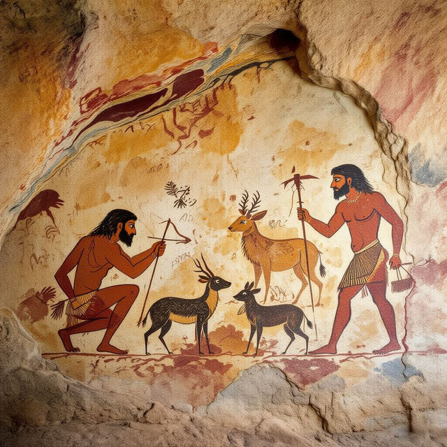 Explore AI-Generated Paleolithic Art gallery