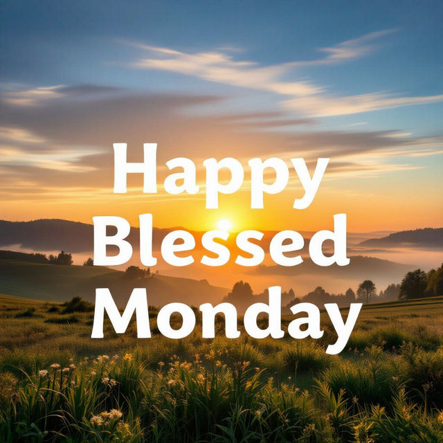 Happy Blessed Monday Images gallery