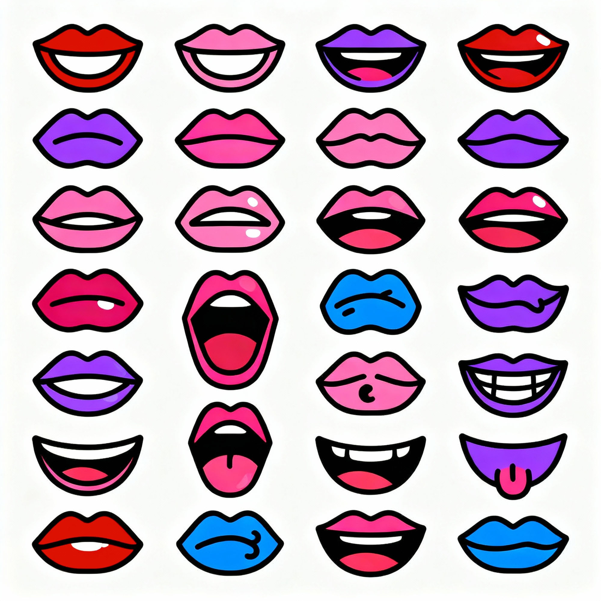 mouth-clip-art-ai-generated-designs