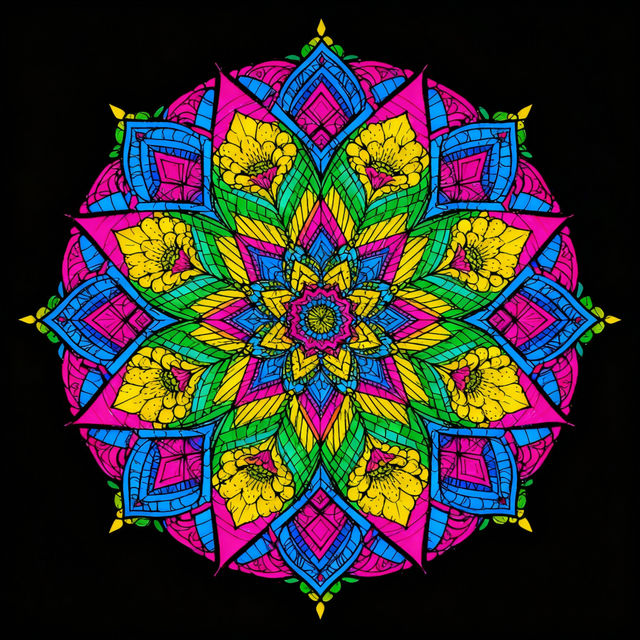Kaleidoscope Drawings - AI Generated Art gallery