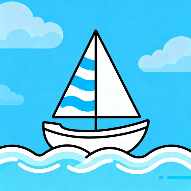 Sailboat Clip Art - AI Generated gallery