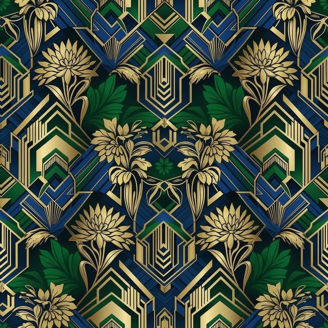 AI Art Deco Wallpaper gallery
