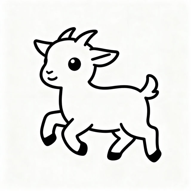 Easy Goat Drawings gallery