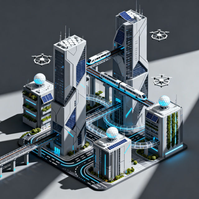 Axonometric Drawing - AI Generated gallery