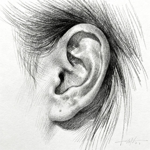 Ear Drawings - AI Generated Art gallery