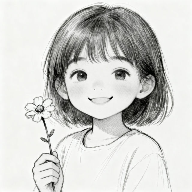 Easy Girl Drawings - Created With AI gallery