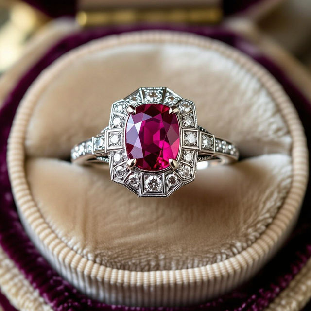 Art Deco Ruby Ring Designs gallery