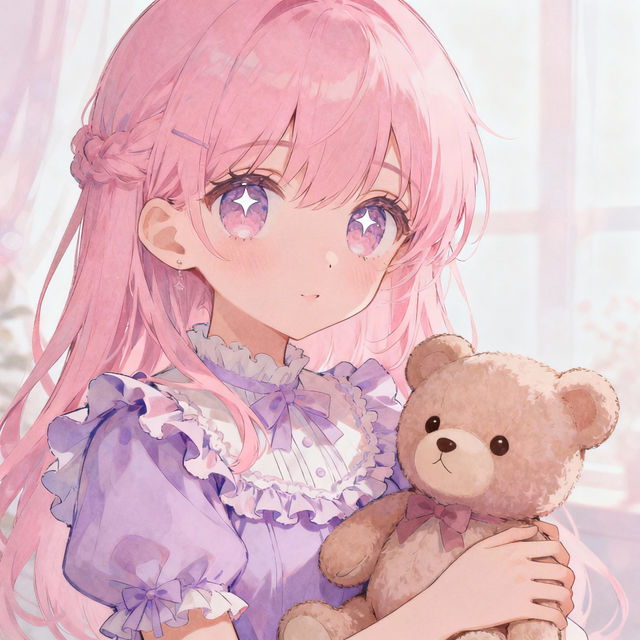 Cute Anime Girl Drawings - Made With AI gallery