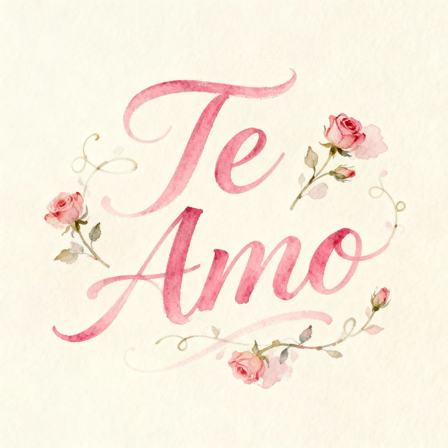 Te Amo Drawings - AI Generated Art gallery