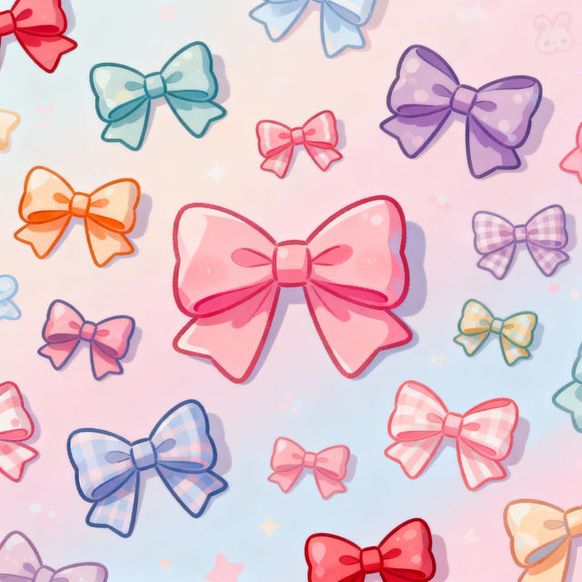 Cute Bow Drawings gallery