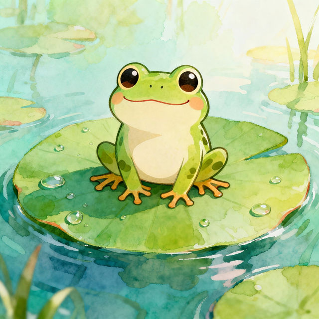 Cute Frog Drawings - Made With AI gallery