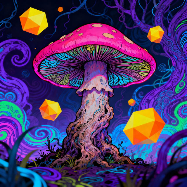 Trippy Drawings - Made With AI gallery