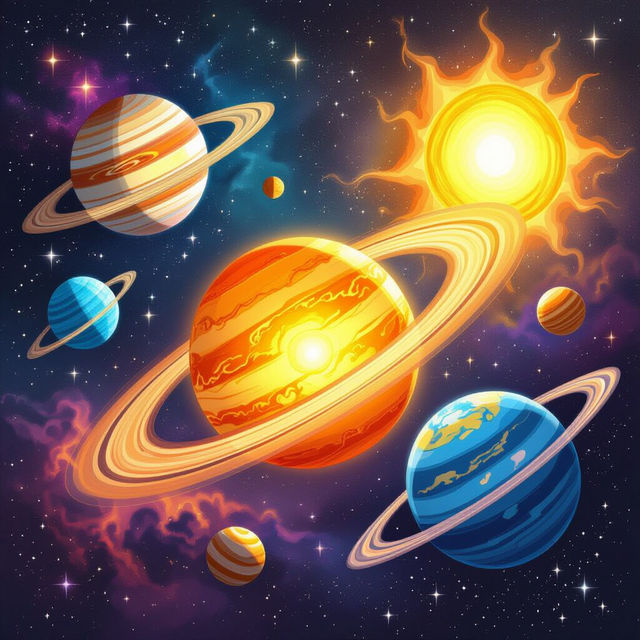 Drawing Of The Solar System gallery