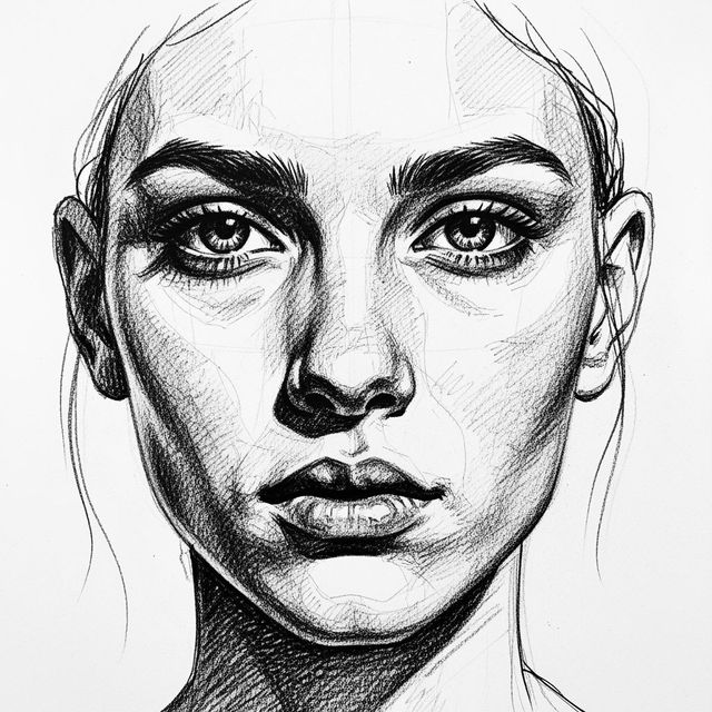 AI Face Sketch Gallery gallery