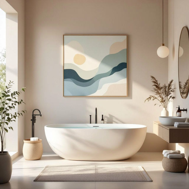 Bathroom Art Work - Made With AI gallery