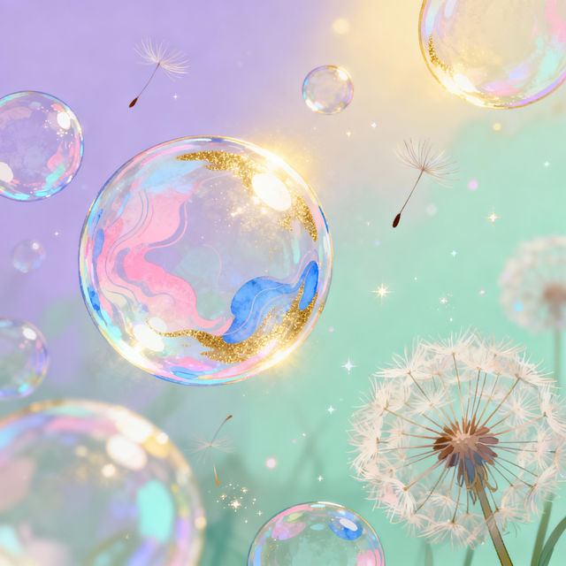 Drawing of Bubbles gallery