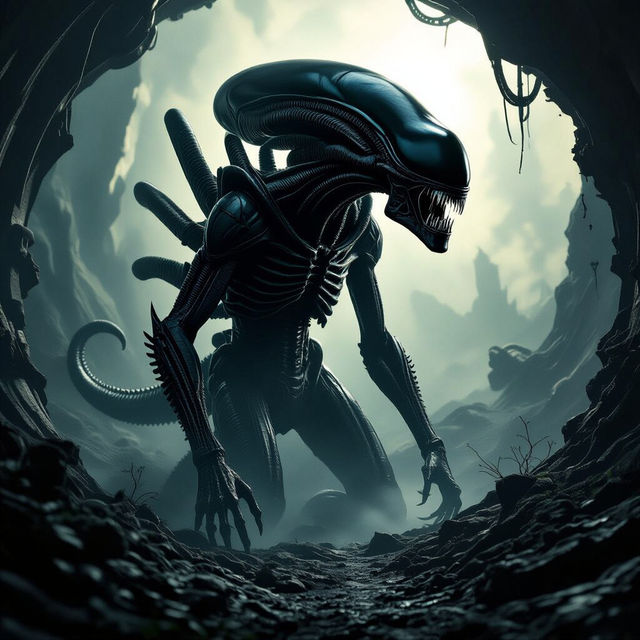 Xenomorph Art - AI Generated gallery