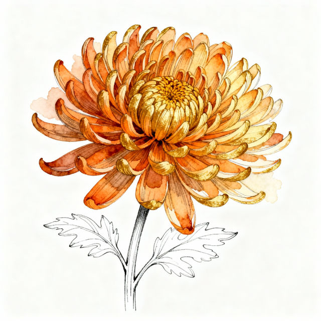 November Birth Flower Drawings gallery