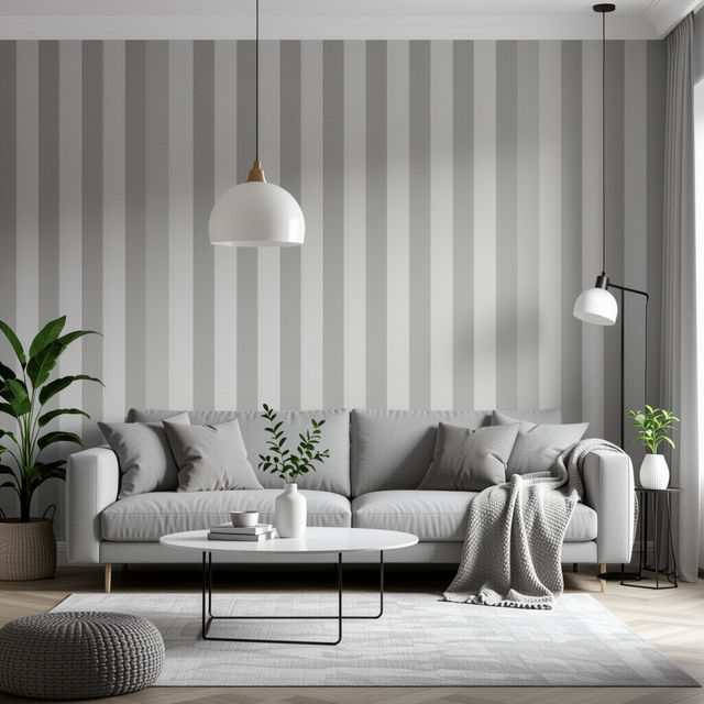 Peel and Stick Striped Wallpaper gallery
