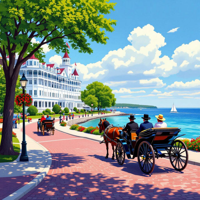 Mackinac Island Pictures - AI Generated gallery