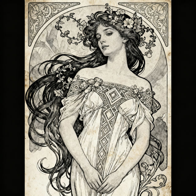 Drawings Of Women - AI Generated Art gallery