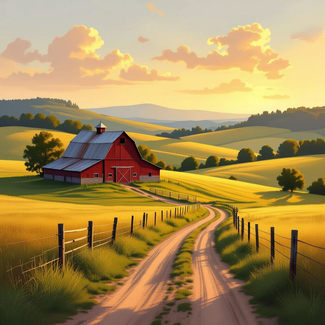 Farm Wall Art - AI Generated gallery