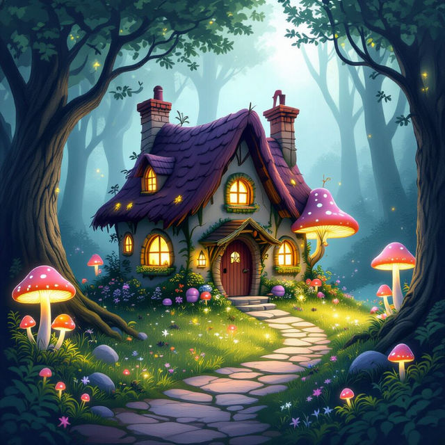 Fantasy Cottage Art gallery