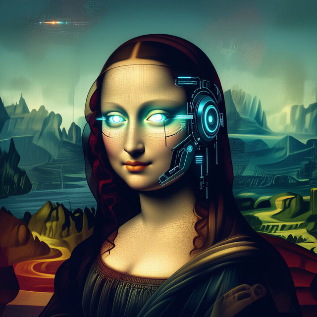 Mona Lisa AI Art gallery