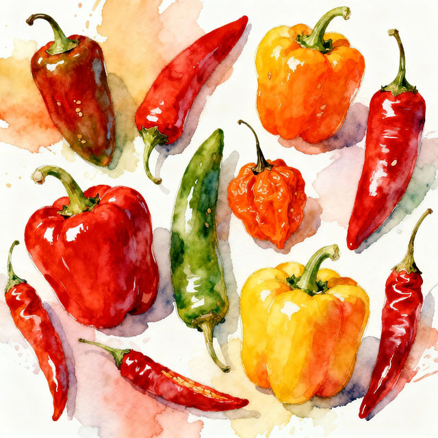 Chili Drawings - Made With AI gallery