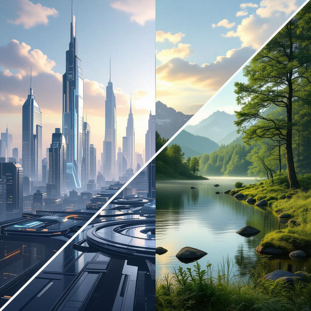 Side By Side Pictures - Created With AI gallery