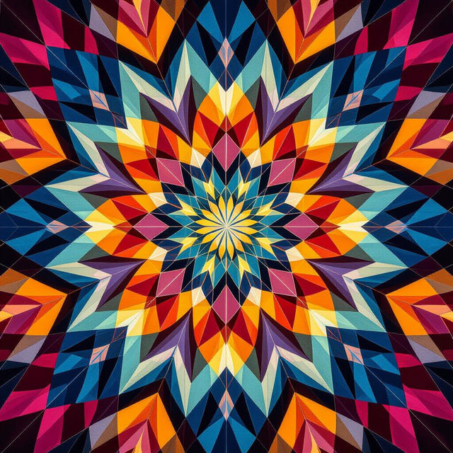 Radial Balance In Art - AI Generated gallery