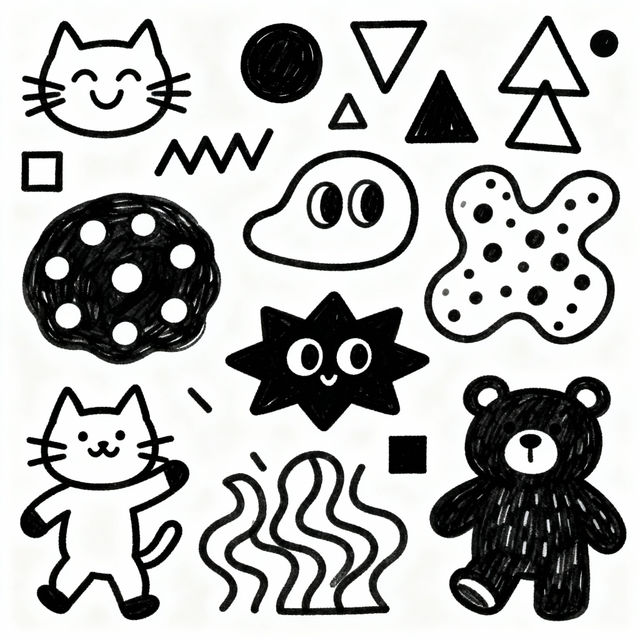Easy Doodle Drawings - Made With AI gallery