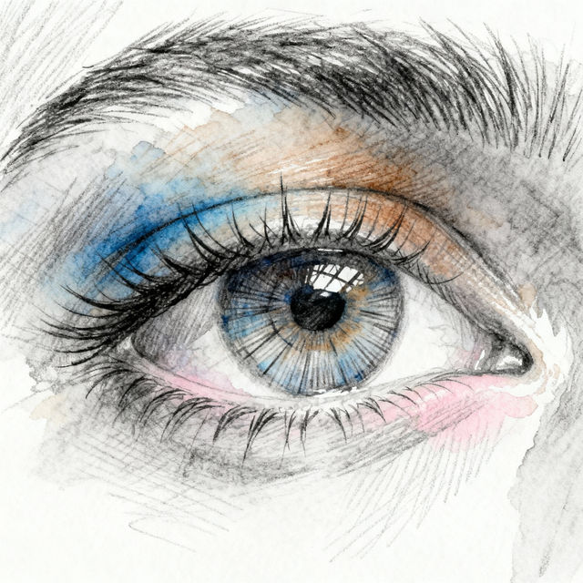 Sketch Eye Art - AI Generated gallery