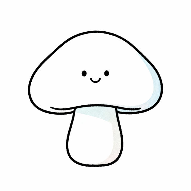 Mushroom Easy Drawing gallery