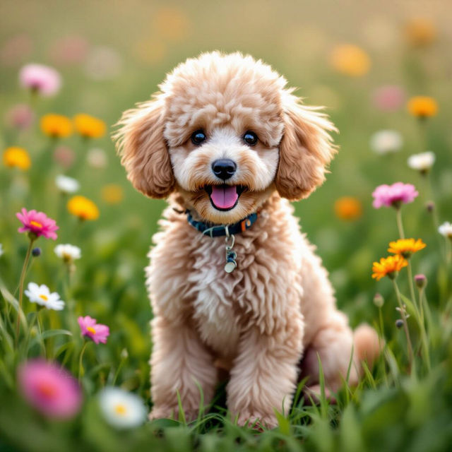 Pictures Of Miniature Poodles - AI Generated gallery