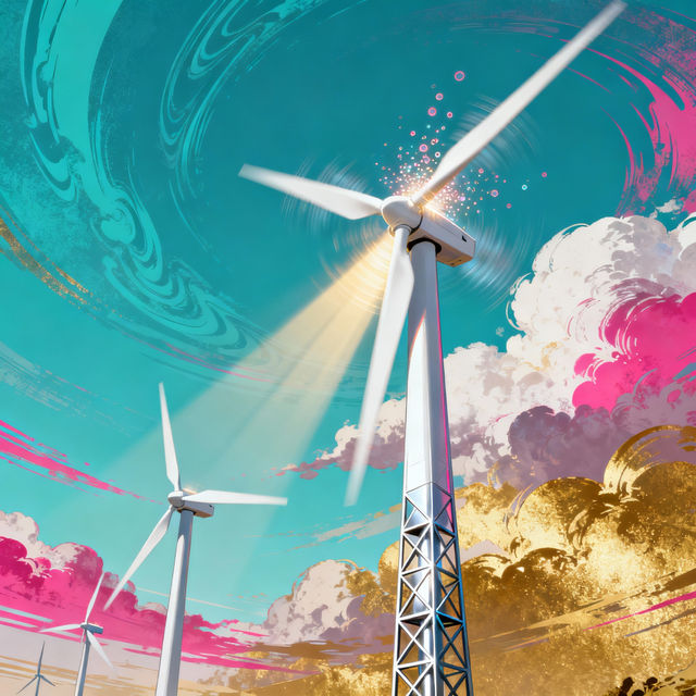 Wind Energy Drawings - Made With AI gallery