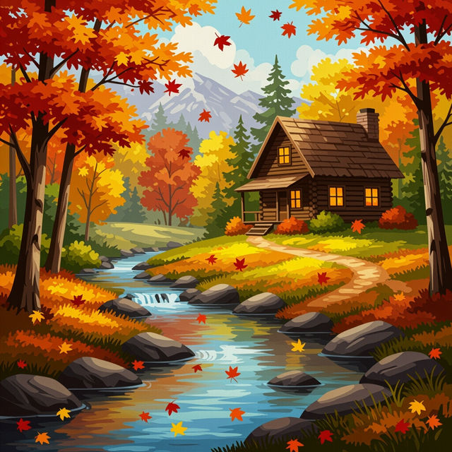 Fall Season Images - AI Generated gallery