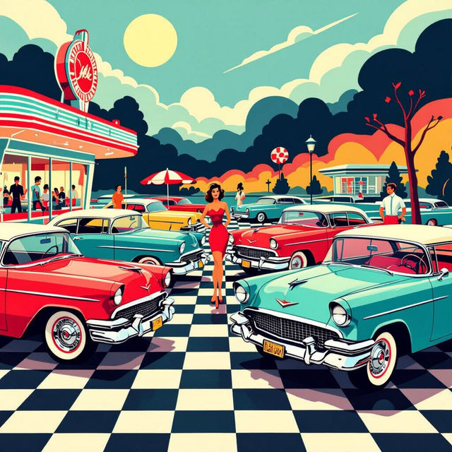 1950s Art Style - Made With AI gallery