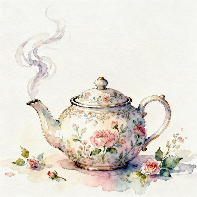 Tea Pot Drawings - AI Generated gallery