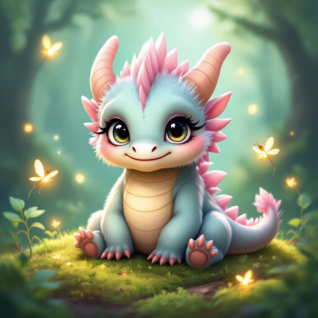 Cute Dragon Drawings gallery