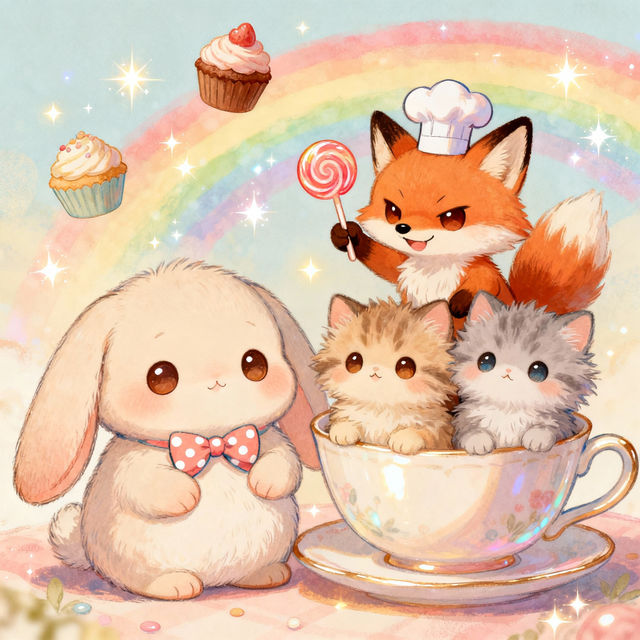 Adorable Drawings - Created with AI gallery