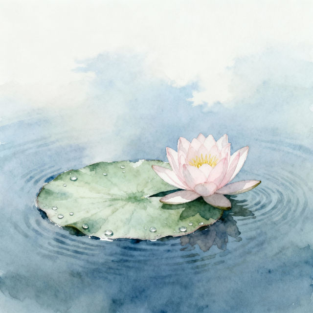 Drawing Water Lily Drawings - Made With AI gallery