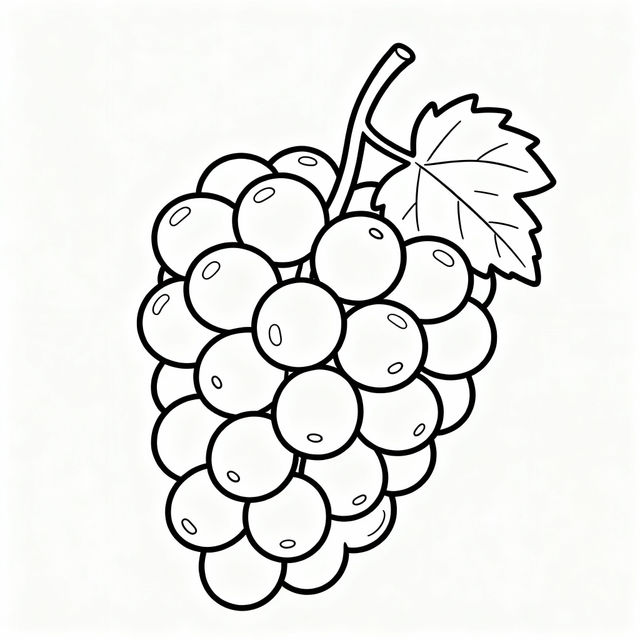 Grapes Drawing Easy - Made With AI gallery