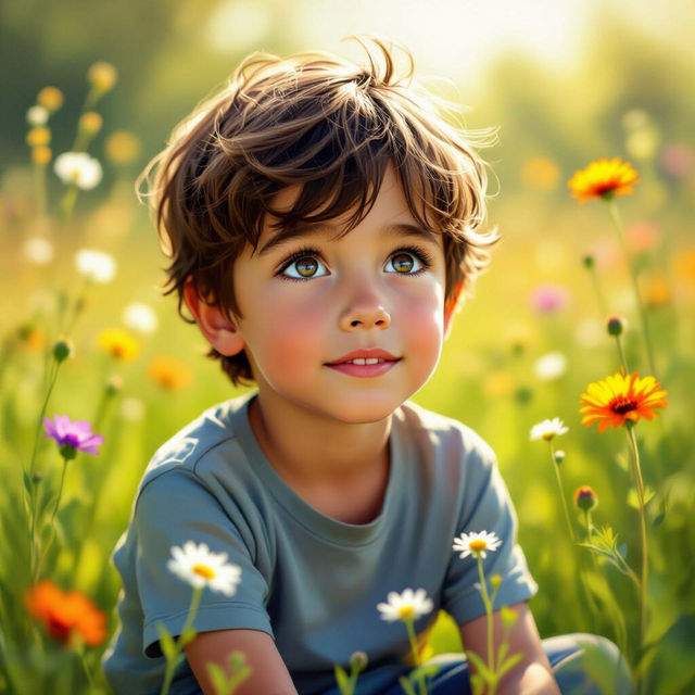 Pictures of Boys - AI Art gallery