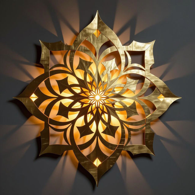 Gold Metal Wall Art gallery