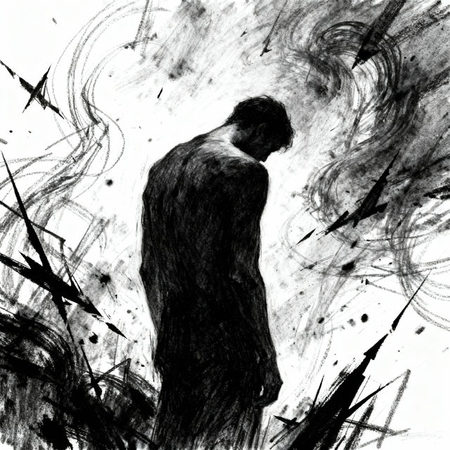 Heartbreak Drawings - Created with AI gallery