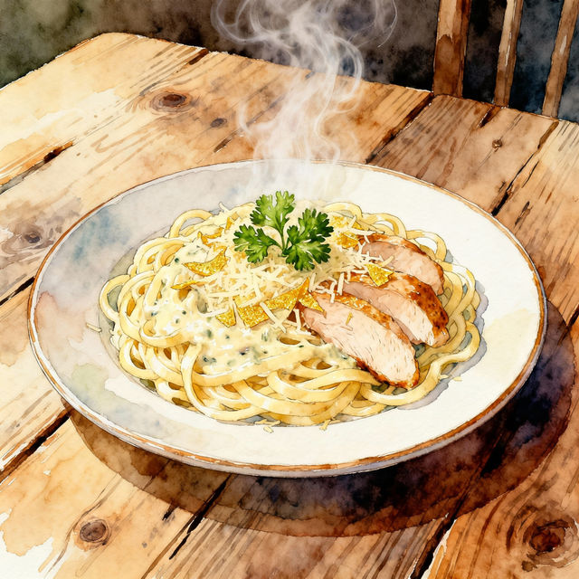 Chicken Alfredo Drawings gallery