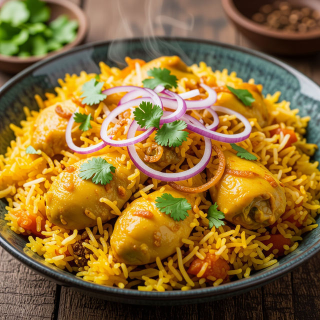 Chicken Biryani Images - Made With AI gallery