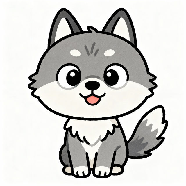 Wolf Drawings for Kids gallery